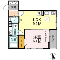 D-room西平山Bの物件間取画像